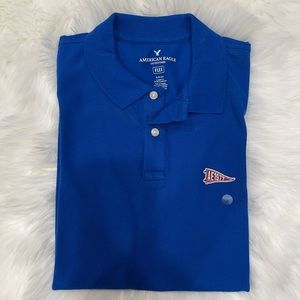 An AEO Polos Shirt Size Small. Beautiful Blue Color.